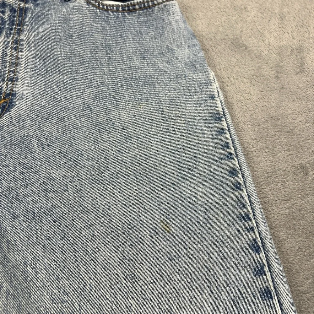 VTG Levis 512 Jeans Womens 12 Long Blue 90s Slim Tapered High Rise Light Wash